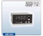WB1403  盤裝電量表  測量項(xiàng)目：P (U×I×PF)；  輸入：AC 500V×20A；  準(zhǔn)確度等級：0.5級； 顯示方式：4 digitals，0.5''LED； 


