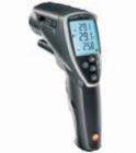 Testo 845  紅外測(cè)溫儀可調(diào)光學(xué)分辨率，遠(yuǎn)焦為75:1；近焦為70:1，十字激光瞄準(zhǔn)，可清晰顯示被測(cè)量區(qū)域 可選配濕度傳感器，測(cè)量濕度并計(jì)算露點(diǎn)，量程為–35℃～+900℃；精度高達(dá)±0.75℃，響應(yīng)極快