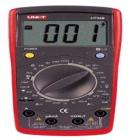 UT39B 數(shù)字萬(wàn)用表 直流電壓:200mV-1000V;交流電壓:2V-750V;直流電流:20mA-10A;交流電流:2mA-10A;電阻:200W-200MW;電容:2nF/200nF/20mF 
 

